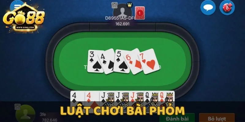 Luật chơi game bài phỏm Go88