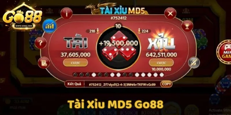 Tài xỉu MD5 GO88